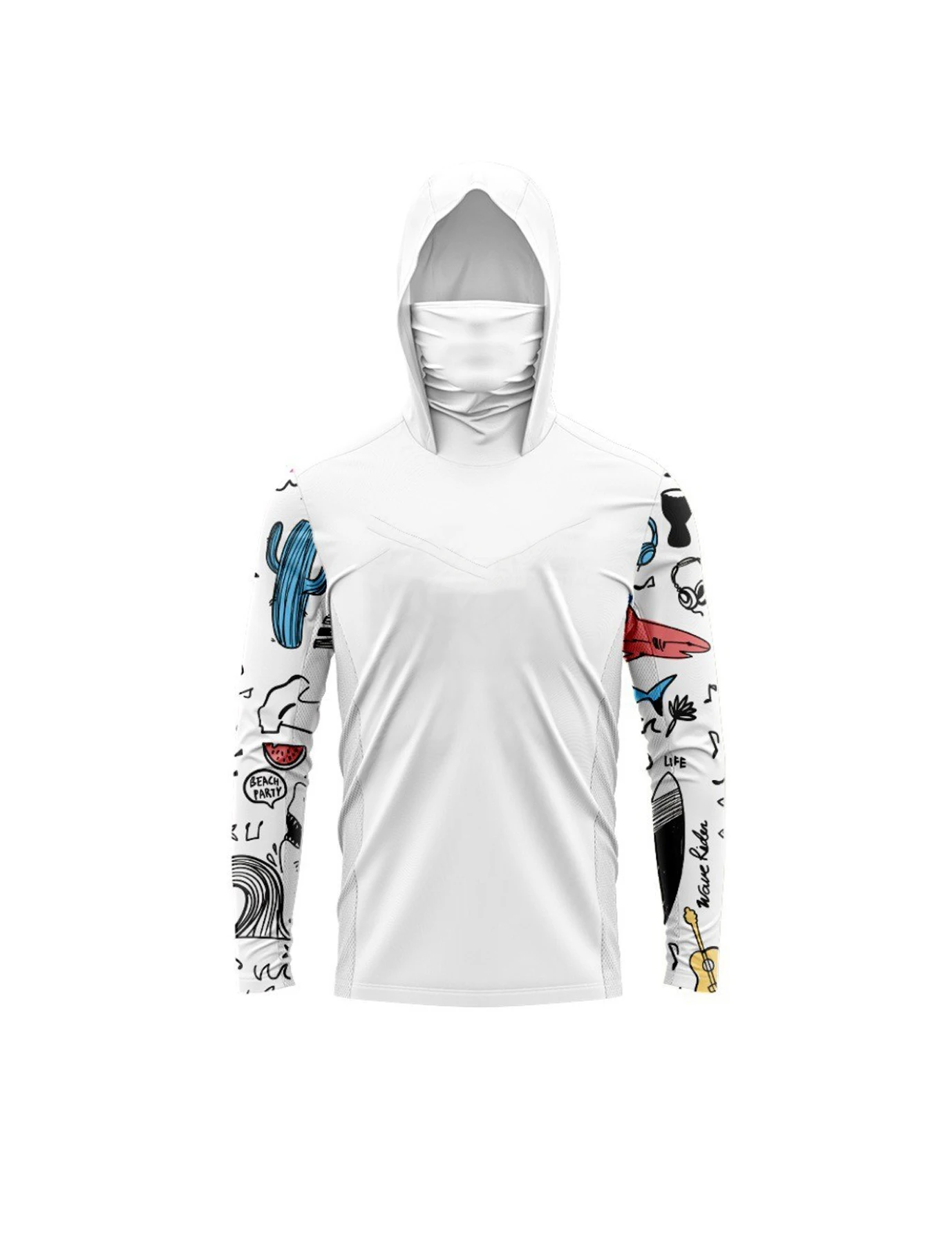 Hiking - Men's Fishing Hooded Long Sleeve Shirt