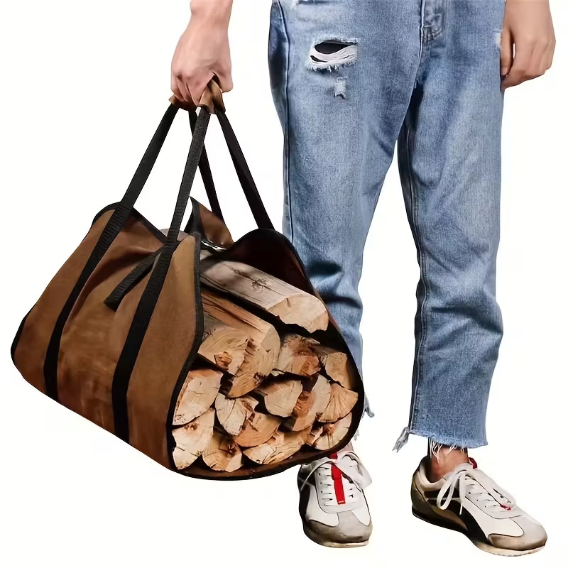 Camping - Heavy-Duty Log Carrier Bag – Outdoor