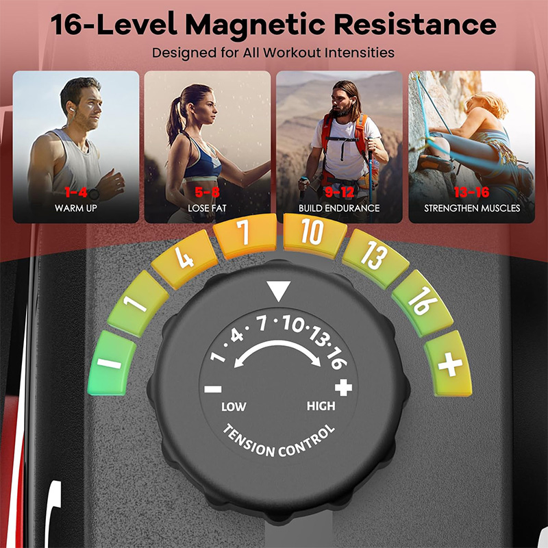 Pooboo Recumbent Exercise Bike - огляд і ціна Exercise Bike Magnetic Resistance