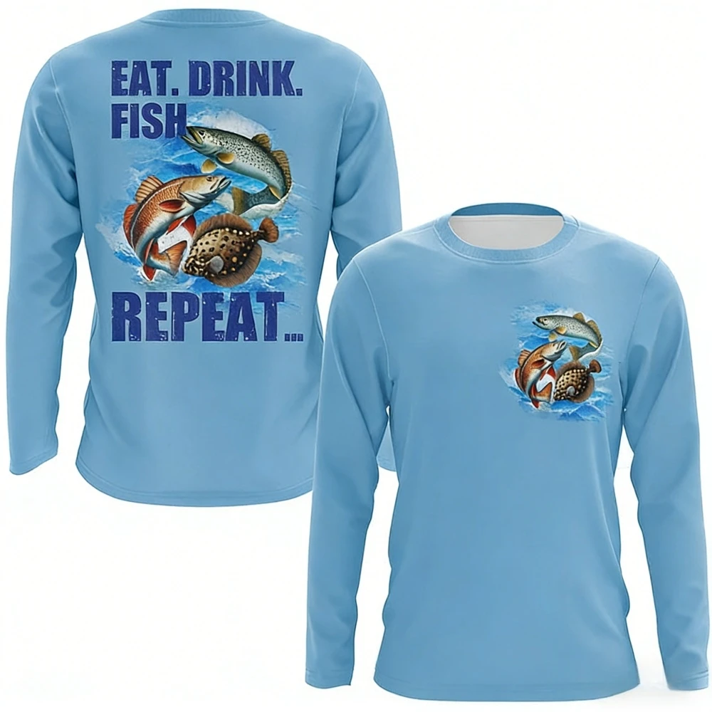 Mens Fishing Shirt Long Sleeve - огляд і ціна Hiking