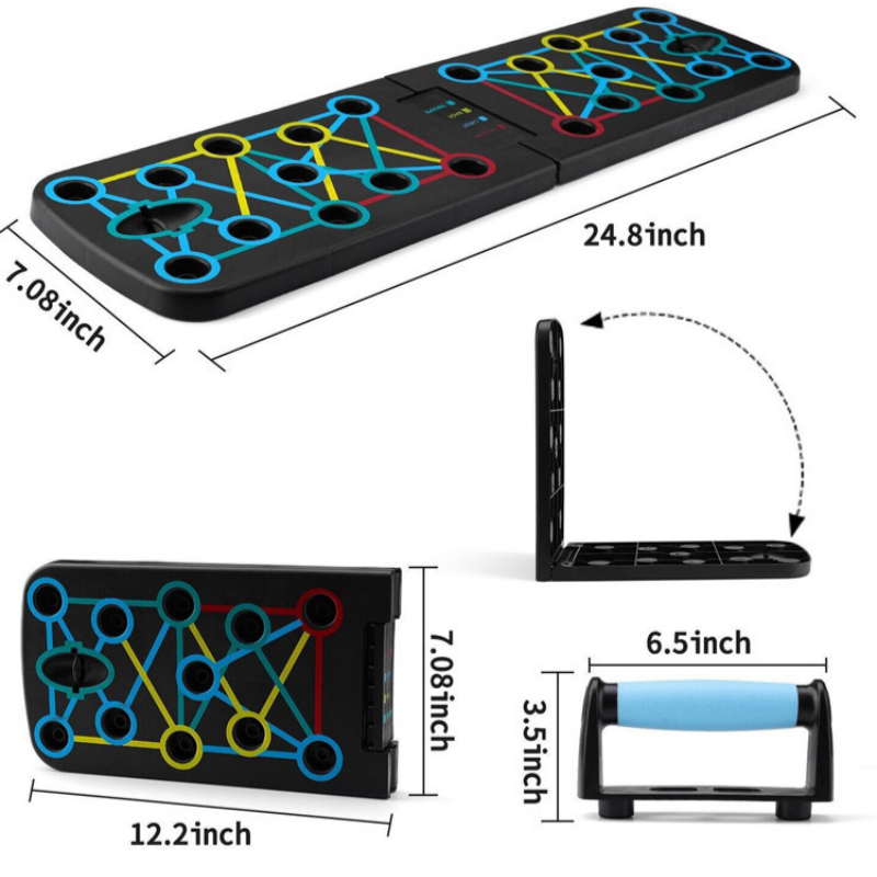 Prone Board Set, Foldable Pron - огляд і ціна Push Up Board Foldable Multi Function